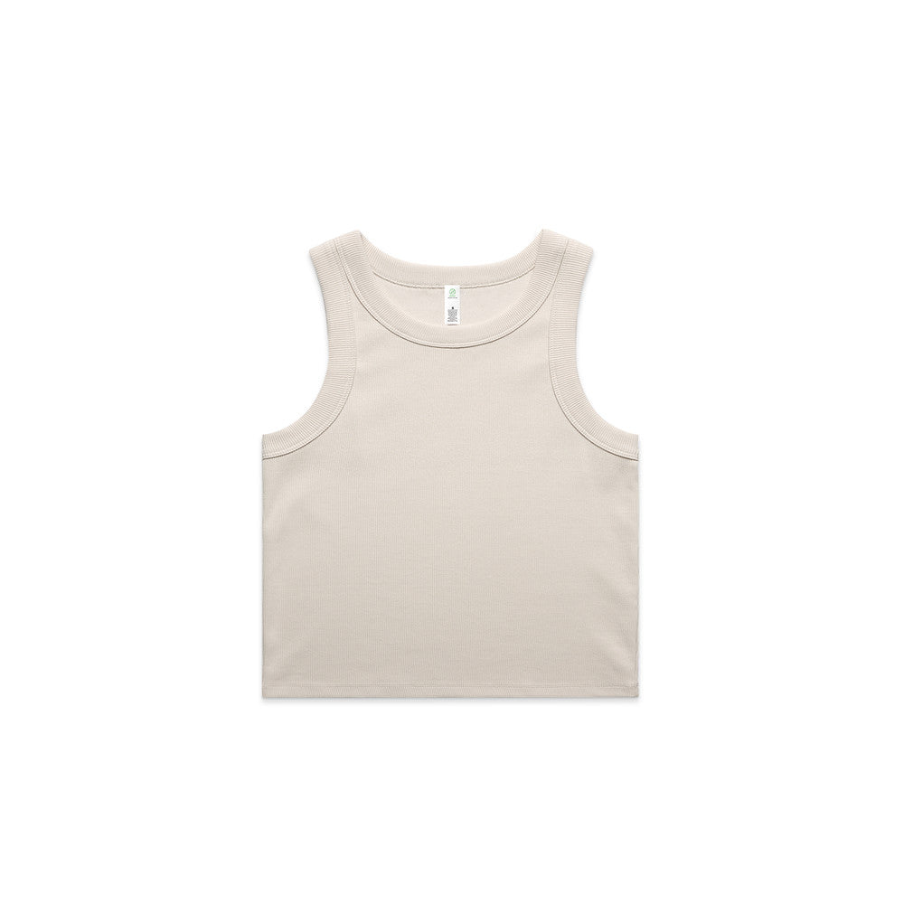 Wo's Organic Rib Crop Tank