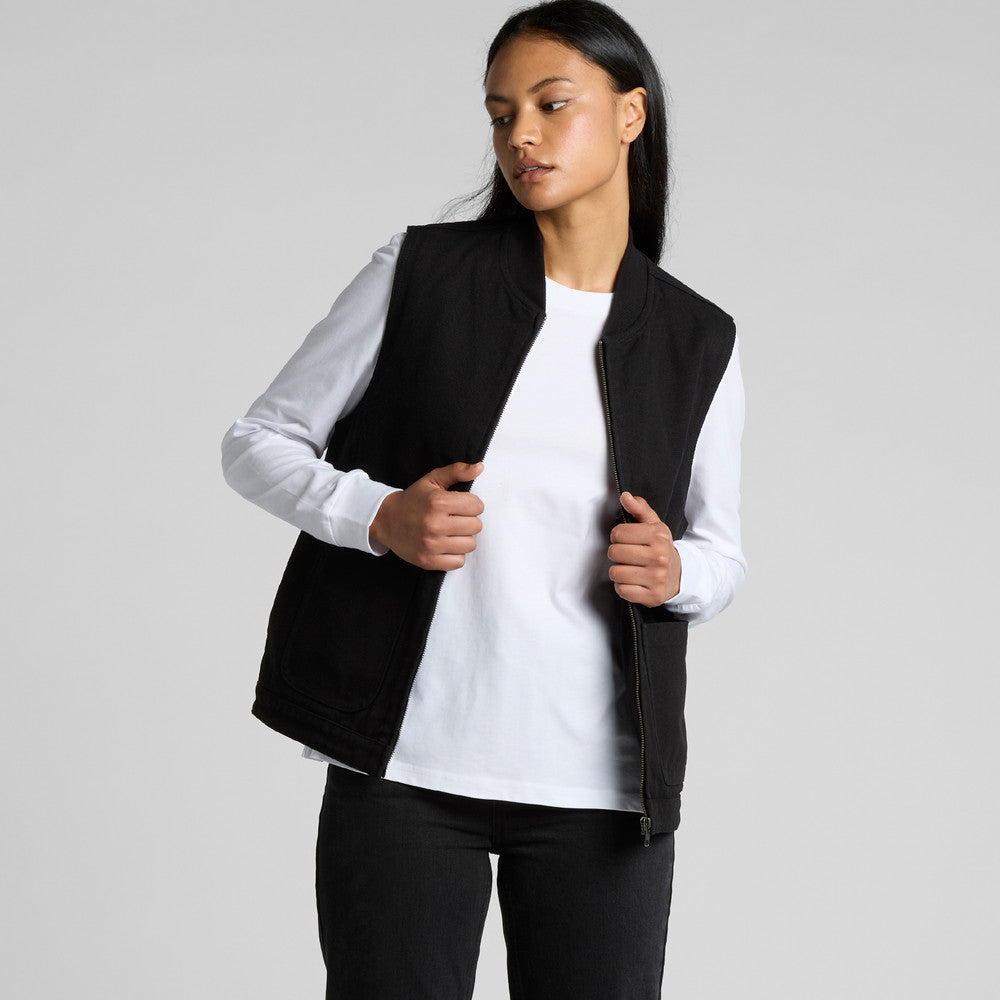 Wo's Canvas Heavy Vest