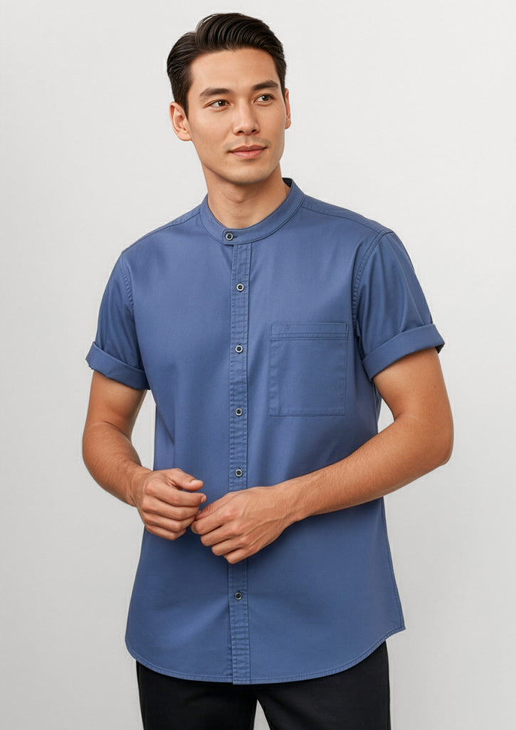 Mens Salsa Short Sleeve Chef Shirt