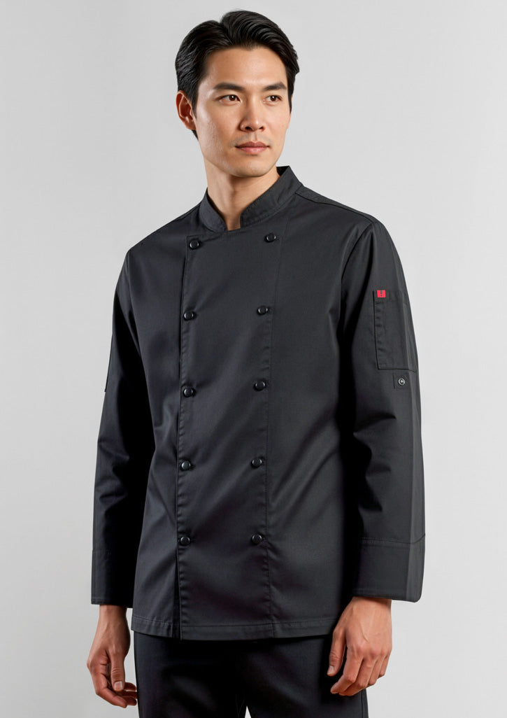 Mens Gusto Long Sleeve Chef Jacket
