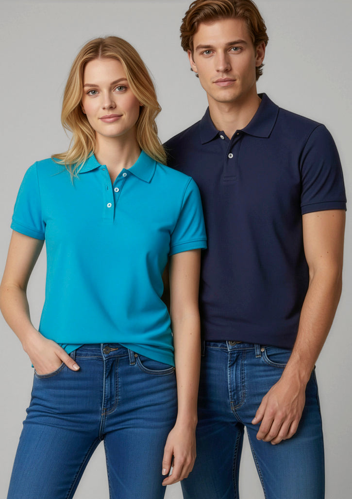 Womens Neon Short Sleeve Polo