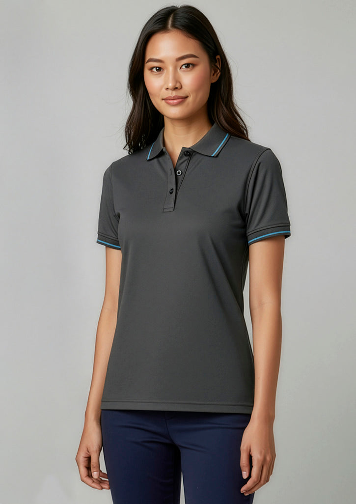 Womens Jet Short Sleeve Polo