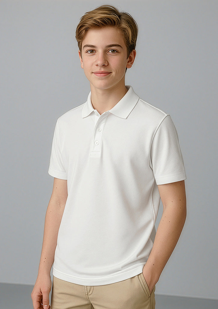 Kids Crew Short Sleeve Polo
