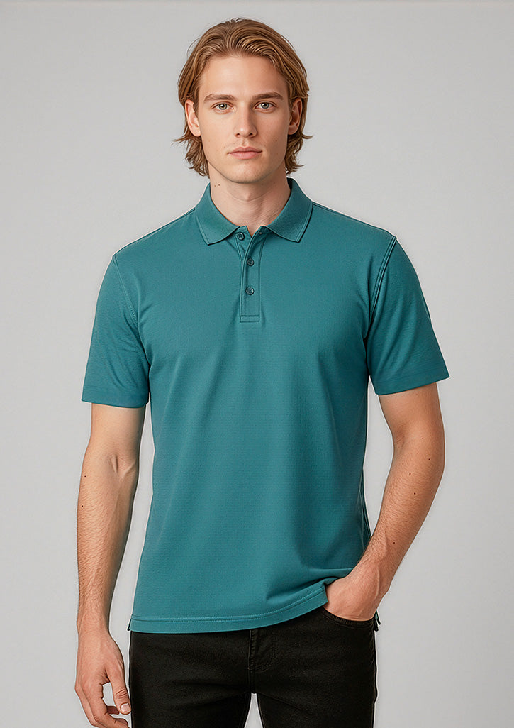 Mens Crew Short Sleeve Polo