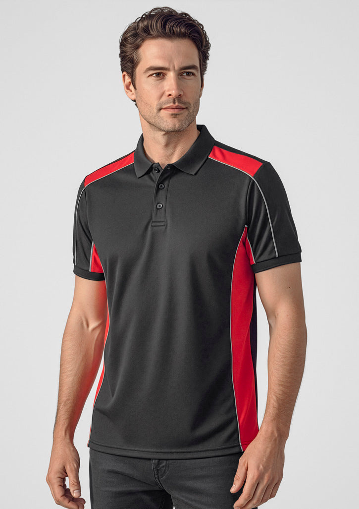 Unisex Grid Short Sleeve Polo