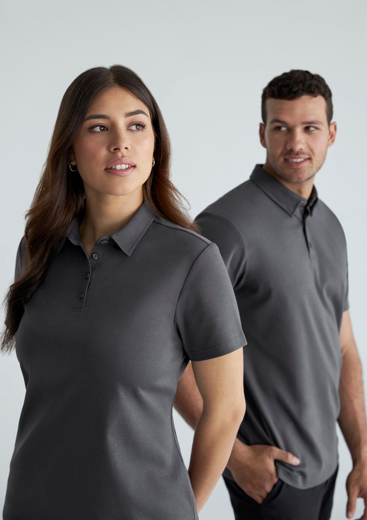 Mens Lotus Short Sleeve Polo