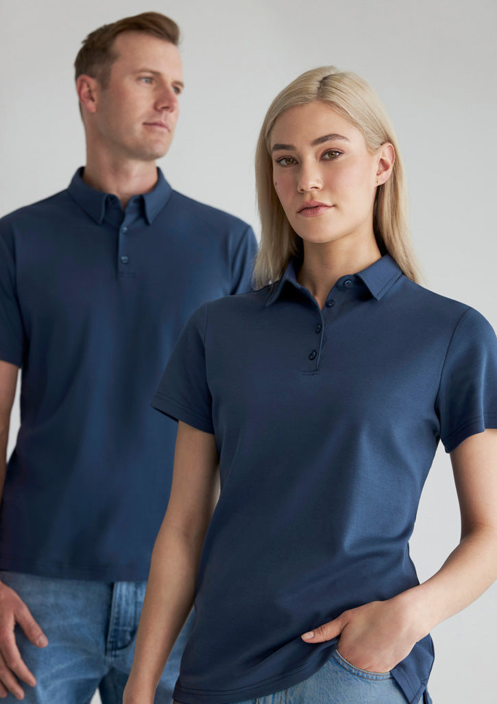 Mens Lotus Short Sleeve Polo