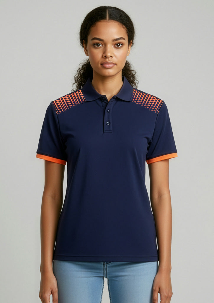 Womens Galaxy Short Sleeve Polo