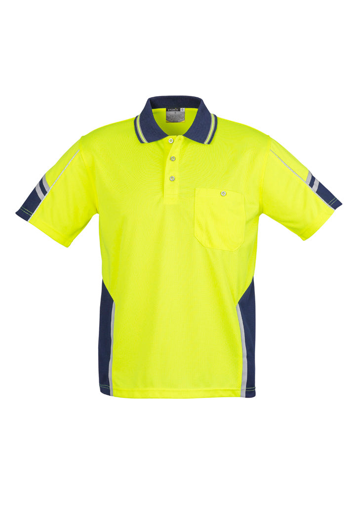 Mens Hi Vis Squad Short Sleeve Polo