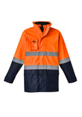 Mens Hi Vis Basic 4 In 1 Waterproof Jacket