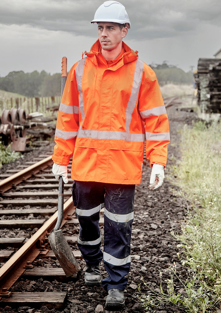 Mens Hi Vis X Back Ultralite Waterproof Jacket