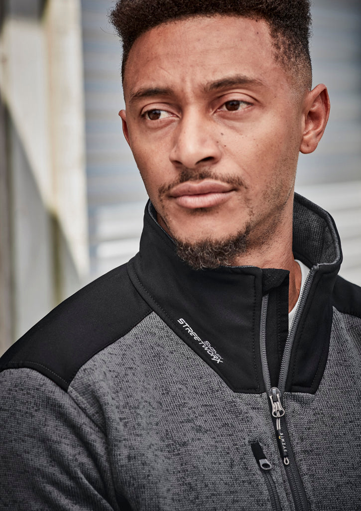 Unisex Streetworx Reinforced Knit 1/2 Zip Pullover